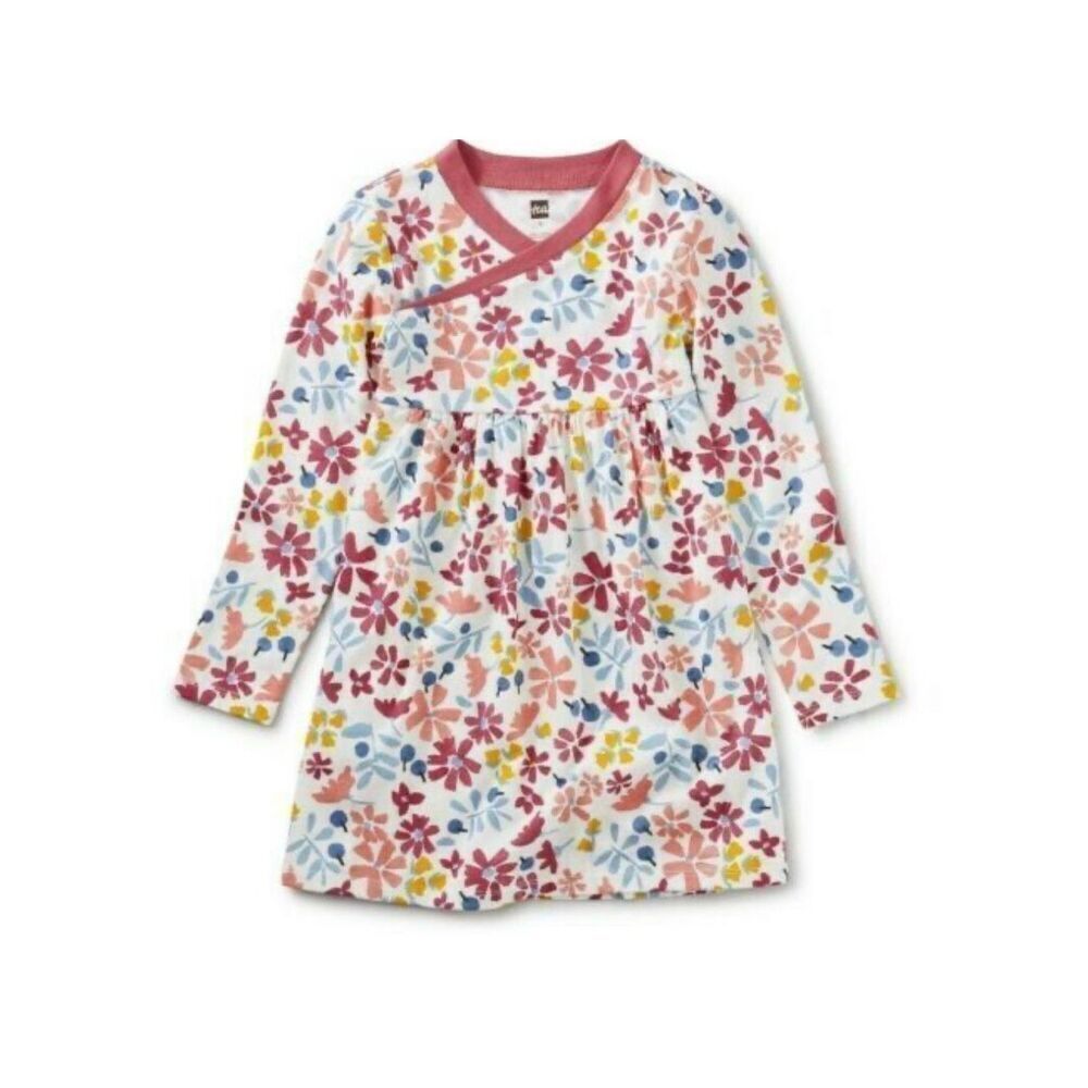 3/$30 Tea Collection Toddler Girls 3 Chiquita Floral Wrap Dress